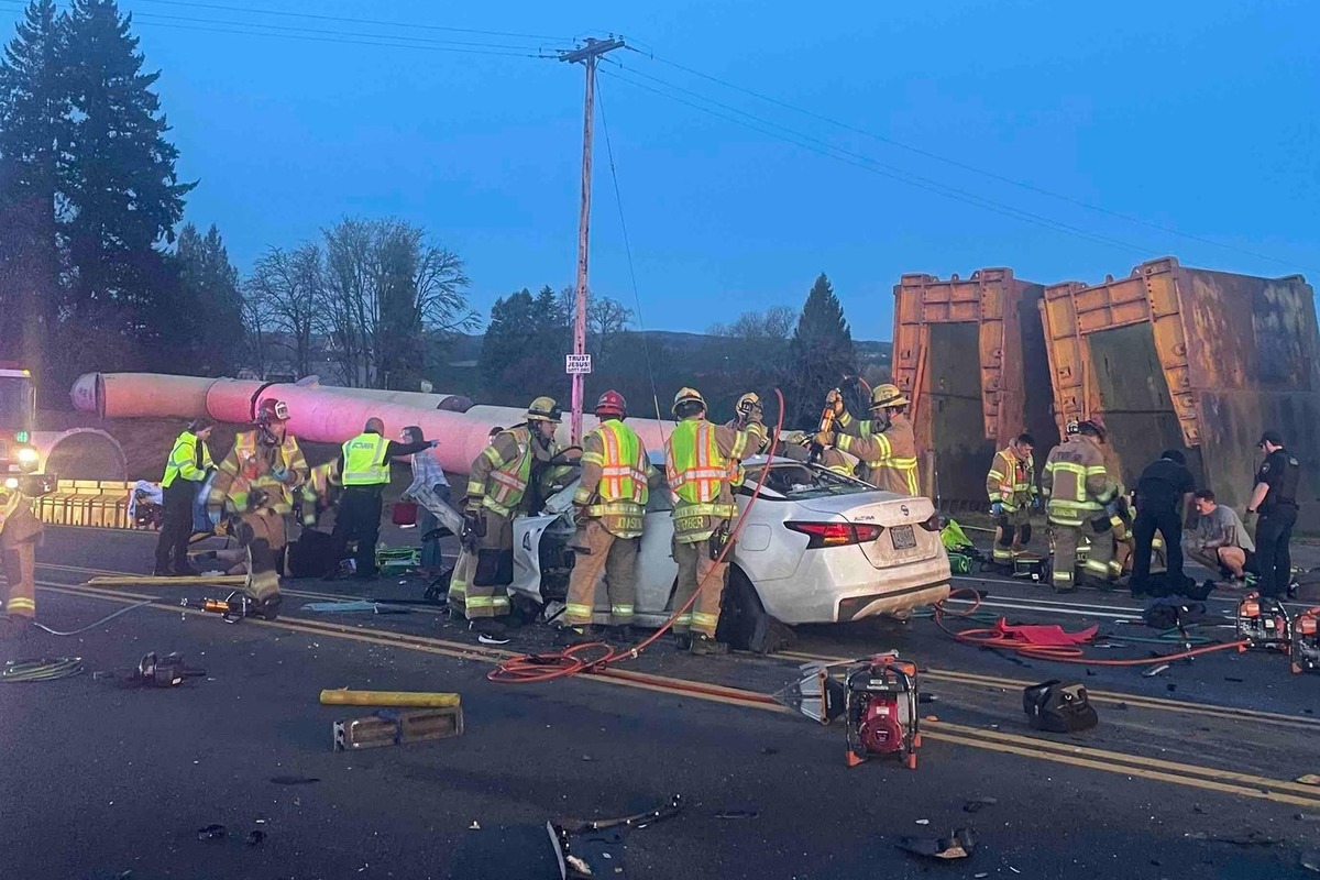 2 Dead, 1 Critically Injured in Fiery Tigard Collision Involving
