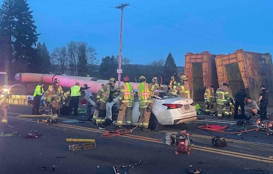 2 Dead, 1 Critically Injured in Fiery Tigard Collision Involving Nissan Altima and GMC Terrain