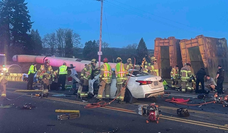 2 Dead, 1 Critically Injured in Fiery Tigard Collision Involving Nissan Altima and GMC Terrain