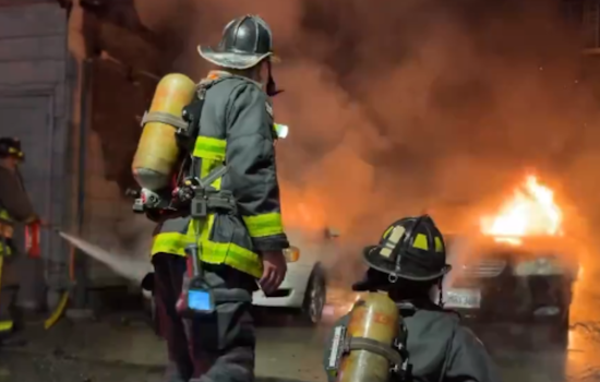 VIDEO: 3-Alarm Fire Engulfs San Francisco Structures, SFFD and Red Cross Respond to Weise Street Blaze