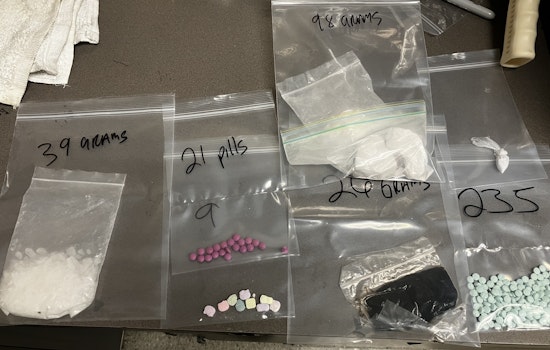 Man Arrested in Peoria with Cocaine, Fentanyl, and Meth After Being Found Unconscious in Stolen Vehicle