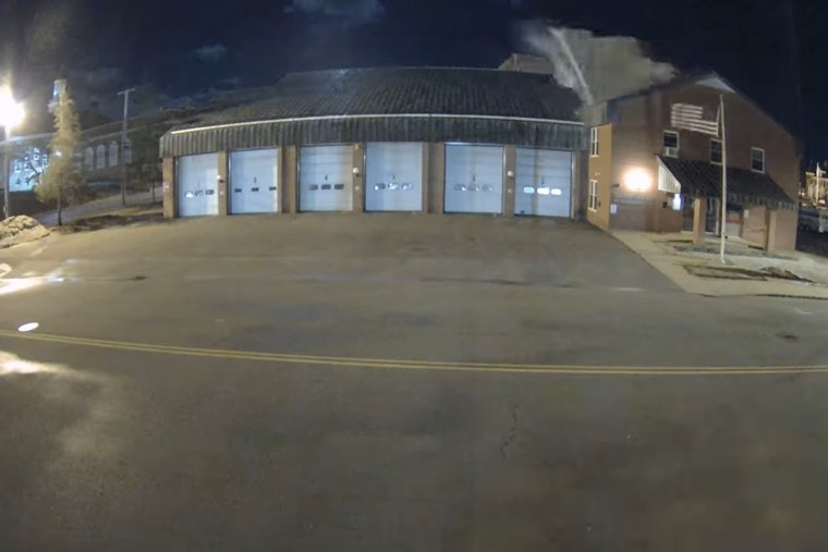 60 MPH Winds Tear Roof Off Gardner Fire Department in Massachusetts