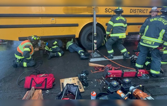 9-Year-Old Boy on Bike Survives After Being Trapped Under School Bus in Vancouver Mishap