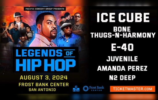 '90s Hip Hop Icons Ice Cube, Bone Thugs-N-Harmony to Revive Classics at San Antonio's Frost Bank Center