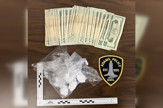 Adams Police Uncover Suspected Crack Cocaine and Cash During Routine Traffic Stop