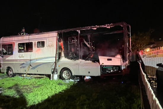 Alameda County Firefighters Quickly Contain RV Blaze in San Leandro, No Injuries Reported
