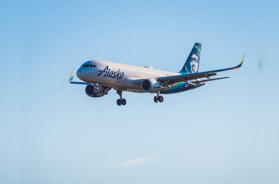 Alaska Airlines Flight Lands Safely in Portland Despite Cracked Windshield Scare from Arlington