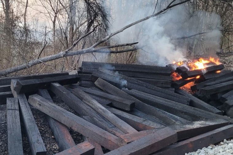 Anderson County Firefighters Tackle Railroad Blaze Suspected of Arson, Separate Fire Injures One