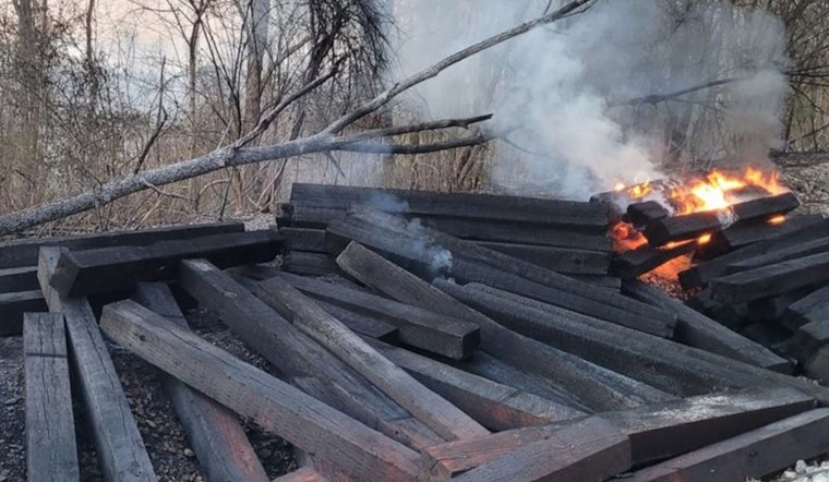 Anderson County Firefighters Tackle Railroad Blaze Suspected of Arson, Separate Fire Injures One
