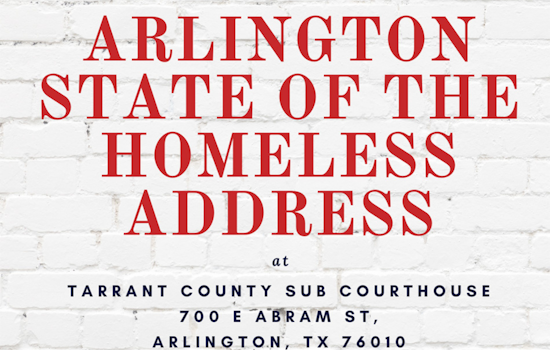 Arlington Invites Public to State of the Homeless Address, Focus on Latest Data and Community Involvement