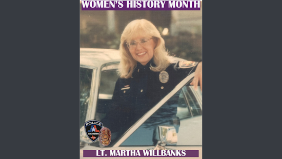 Arlington Police Department Honors Martha Wellbanks, a Pioneering Woman in Law Enforcement