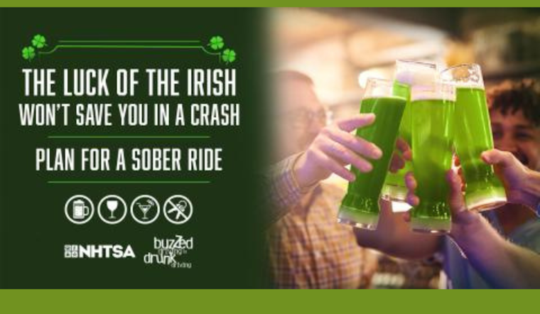 Arlington Police Warn Texans: Don't Rely on Luck, Avoid DUIs This St. Patrick's Day
