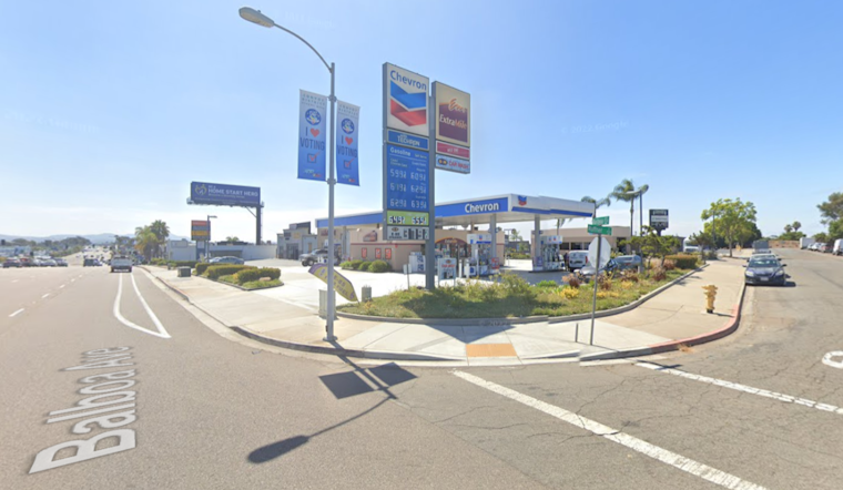 Armed Robbery at Chevron Station in Kearny Mesa, San Diego Police Seek Public's Help to Apprehend Suspect