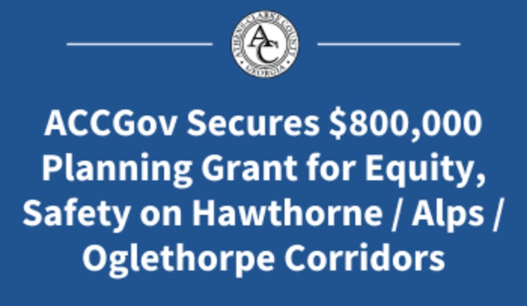 Athens Set for Enhanced Urban Connectivity with $800,000 Federal Planning Grant