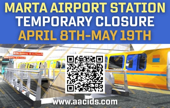 Atlanta's MARTA Announces Airport Station Closure for Renovations