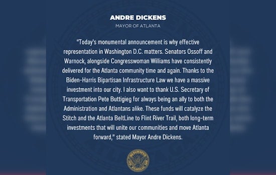 Atlanta's "The Stitch" Project Secures Over $157 Million Federal Grant to Green the Urban Core
