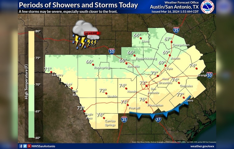 Austin Braces for Wet Weekend Forecasts Indicate Heavy Rain, Threat of Severe Weather