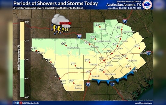 Austin Braces for Wet Weekend Forecasts Indicate Heavy Rain, Threat of Severe Weather