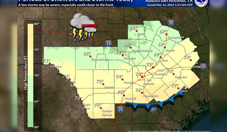 Austin Braces for Wet Weekend Forecasts Indicate Heavy Rain, Threat of Severe Weather