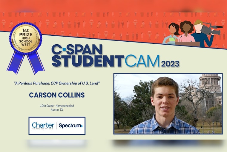 Austin Teen Clinches Runner-Up in C-SPAN Documentary Contest With Insight on U.S. Education