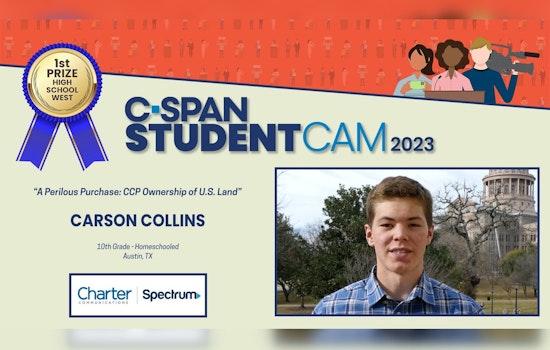 Austin Teen Clinches Runner-Up in C-SPAN Documentary Contest With Insight on U.S. Education
