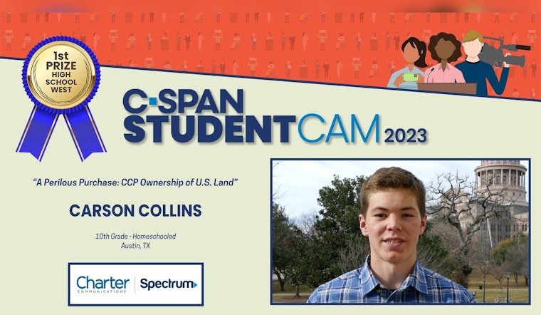 Austin Teen Clinches Runner-Up in C-SPAN Documentary Contest With Insight on U.S. Education