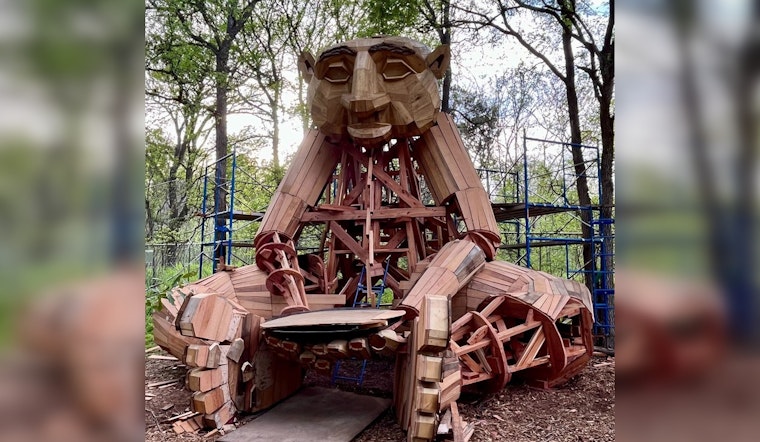Austin Welcomes Malin the Giant Troll A Sustainable Art Installation at Pease Park