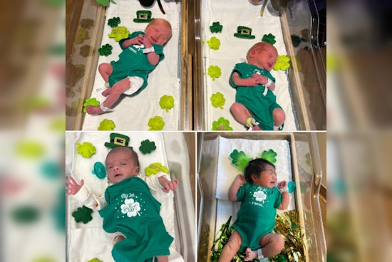 Babies in Festive Attire Spread Joy on St. Patrick's Day at San Antonio Hospital
