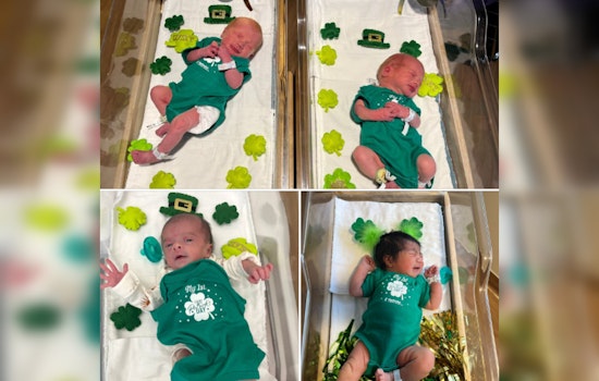 Babies in Festive Attire Spread Joy on St. Patrick's Day at San Antonio Hospital