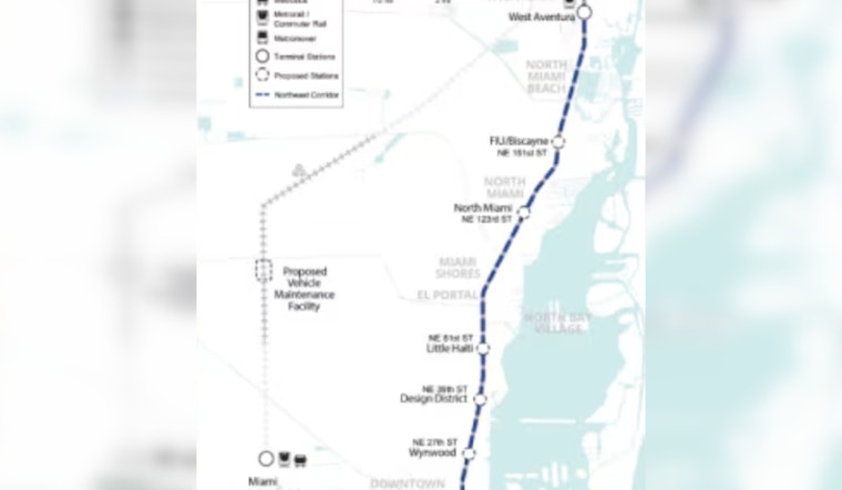 Biden Administration Endorses Miami-Dade Rail Project with $264 Million Boost for Enhanced Transit