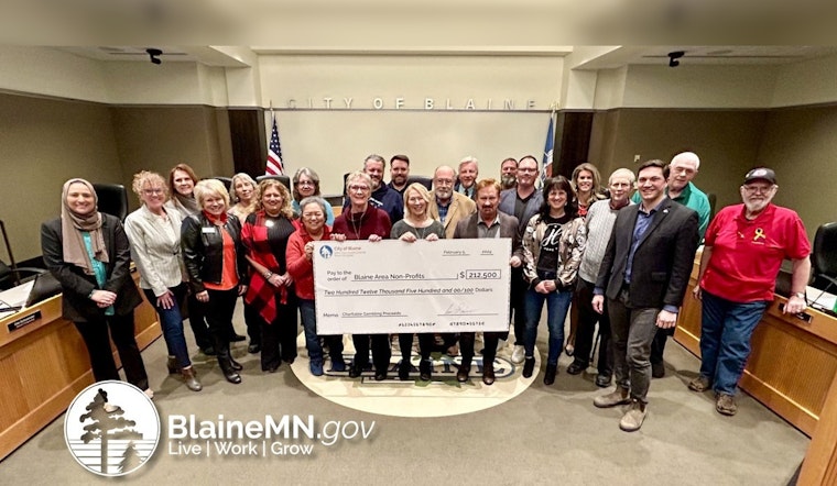 Blaine City Council Allocates Over $210K from Gaming Proceeds to Boost Local Charities