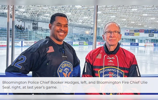 Bloomington's Bravest vs. Finest Hit the Ice for Charity Hockey Match at Bloomington Ice Garden