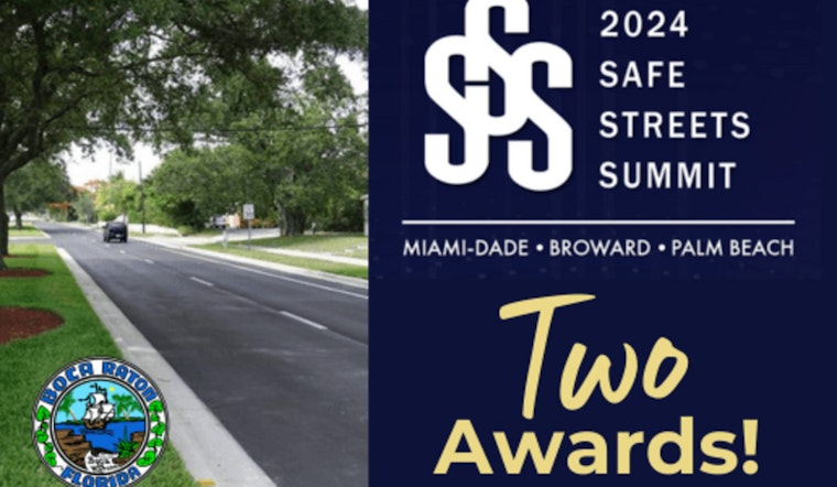 Boca Raton and Council Member Yvette Drucker Honored With Complete Streets Awards at Miami Summit
