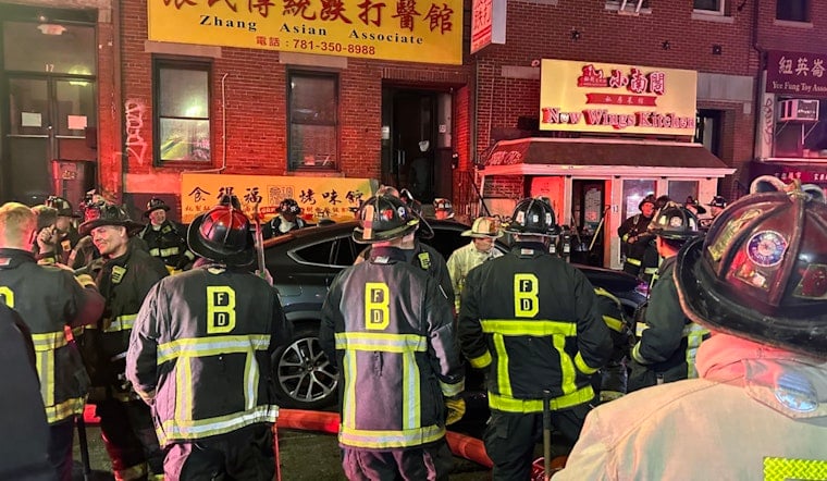 Boston Firefighter Injured, Nine Displaced in Midnight Chinatown Blaze