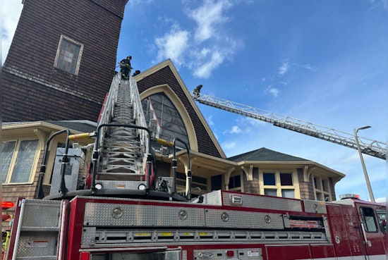 Boston Firefighters Successfully Battle Blaze at Historic Roxbury Church