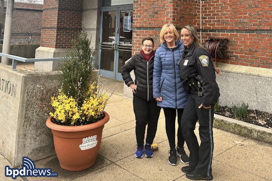 Boston Police Applaud West Broadway Neighborhood Association for Community Beautification Efforts