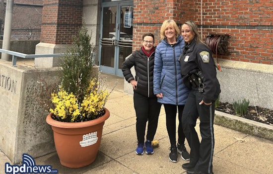Boston Police Applaud West Broadway Neighborhood Association for Community Beautification Efforts