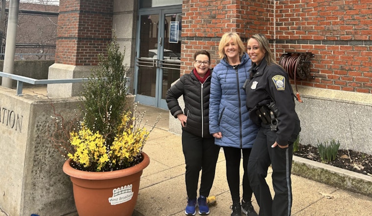 Boston Police Applaud West Broadway Neighborhood Association for Community Beautification Efforts