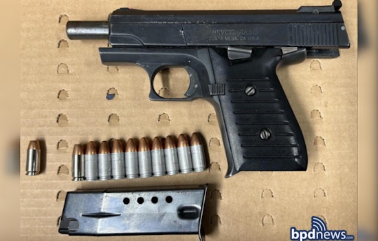 Boston Police Arrest Dorchester Man for Unlawful Firearm Possession During Traffic Stop