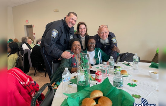 Boston Police Celebrate St. Paddy's Day with Elders, Foster Community Ties at West Roxbury Event