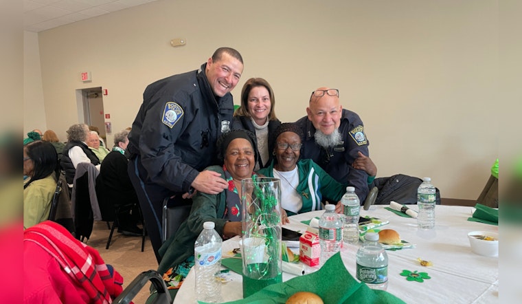 Boston Police Celebrate St. Paddy's Day with Elders, Foster Community Ties at West Roxbury Event