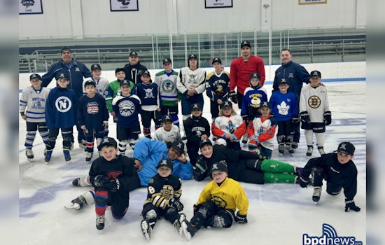 Boston Police Department Boosts Youth Engagement Through Ice Hockey Skills Program