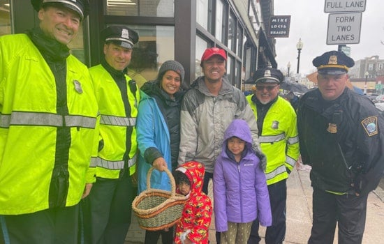 Boston Police Engage Community with Festive Spirit at Roslindale Village Easter Egg Hunt