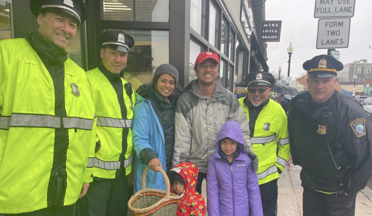 Boston Police Engage Community with Festive Spirit at Roslindale Village Easter Egg Hunt