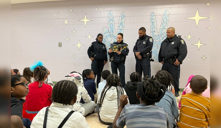 Boston Police Inspire Kids at Mildred Ave School with Costume-Themed Reading Day