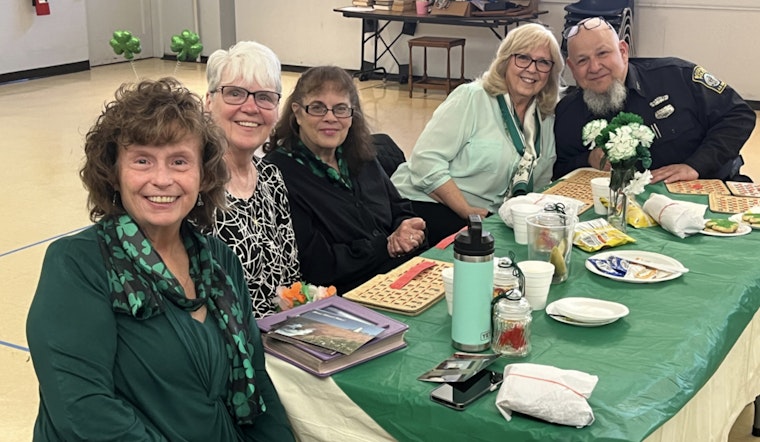 Boston Police Officers Celebrate St. Patrick's Day with Community Seniors in West Roxbury