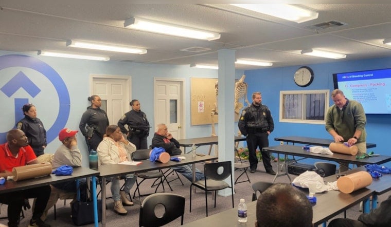 Boston Police Officers Conduct 'STOP THE BLEED' Training at Mattapan's Jubilee Church