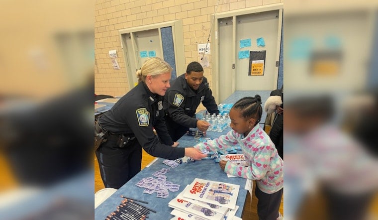 Boston Police Officers Join Local Youth at Hurley School's Community Event in South End