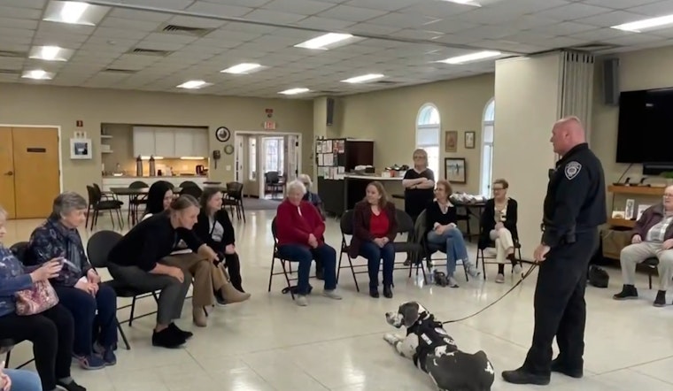 Bridgewater Seniors Share Joyful Moments with Local K9 Officers at Community Policing Event