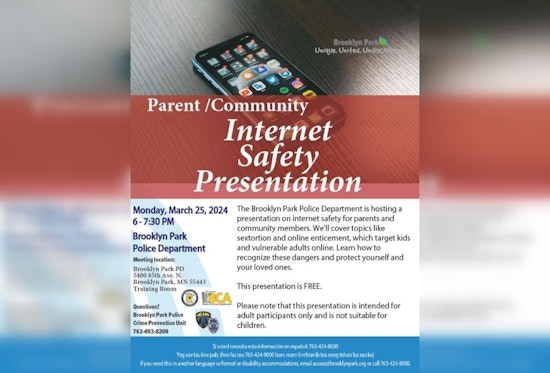 Brooklyn Park Police Empower Community with Internet Safety Workshop Against Online Predators